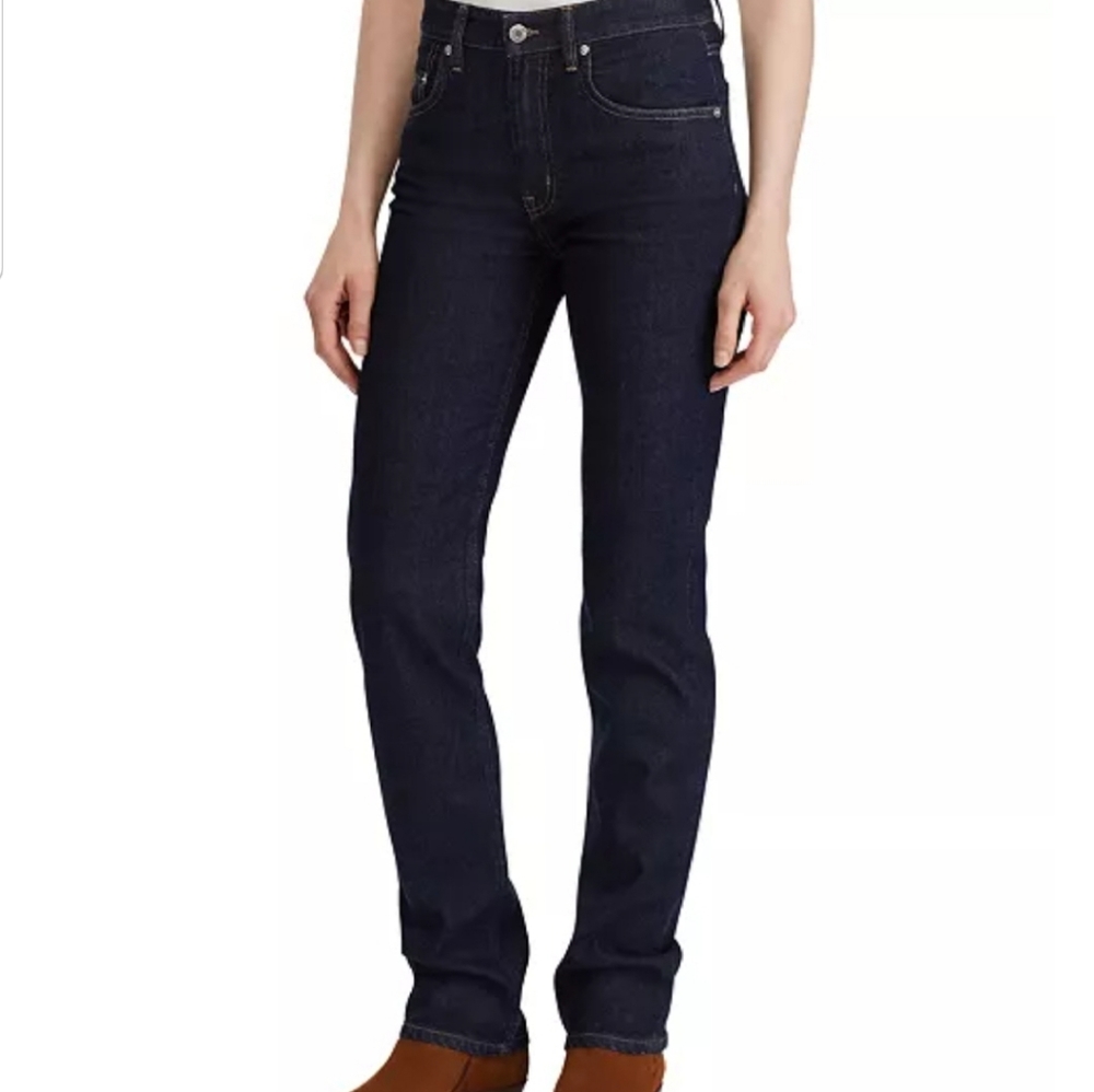LRL Western Straight High Rise Jeans